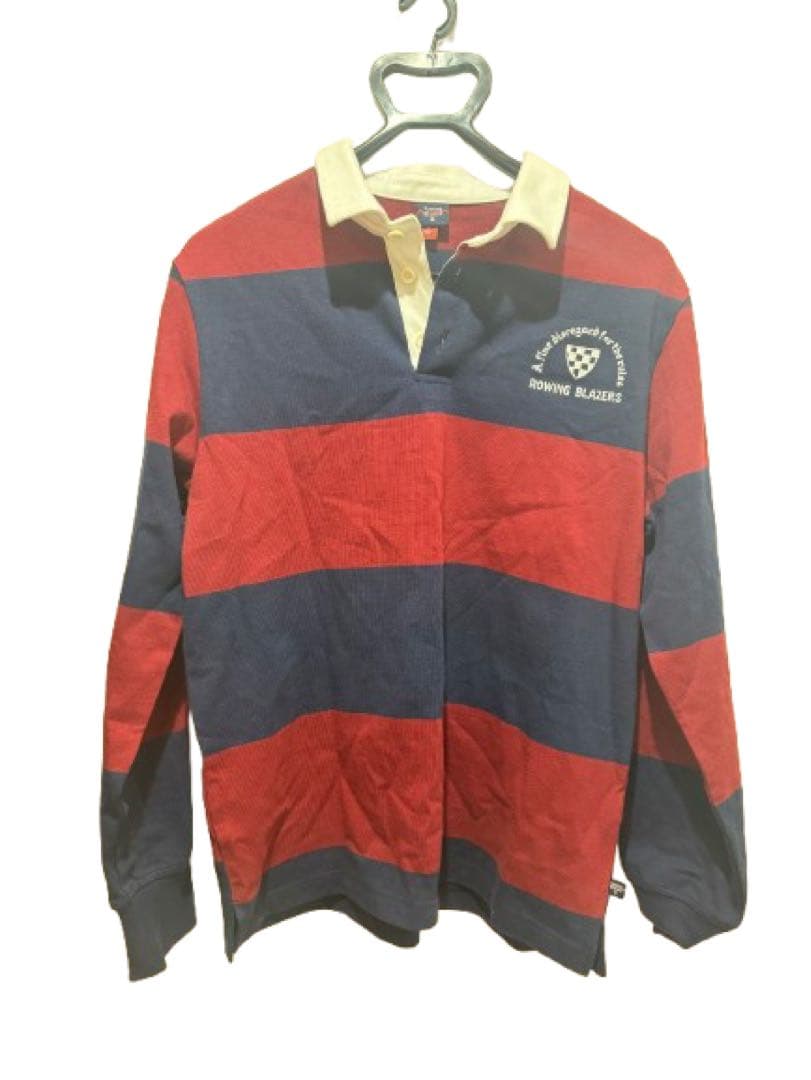 Rowing Blazers ラガーシャツ M 赤/紺