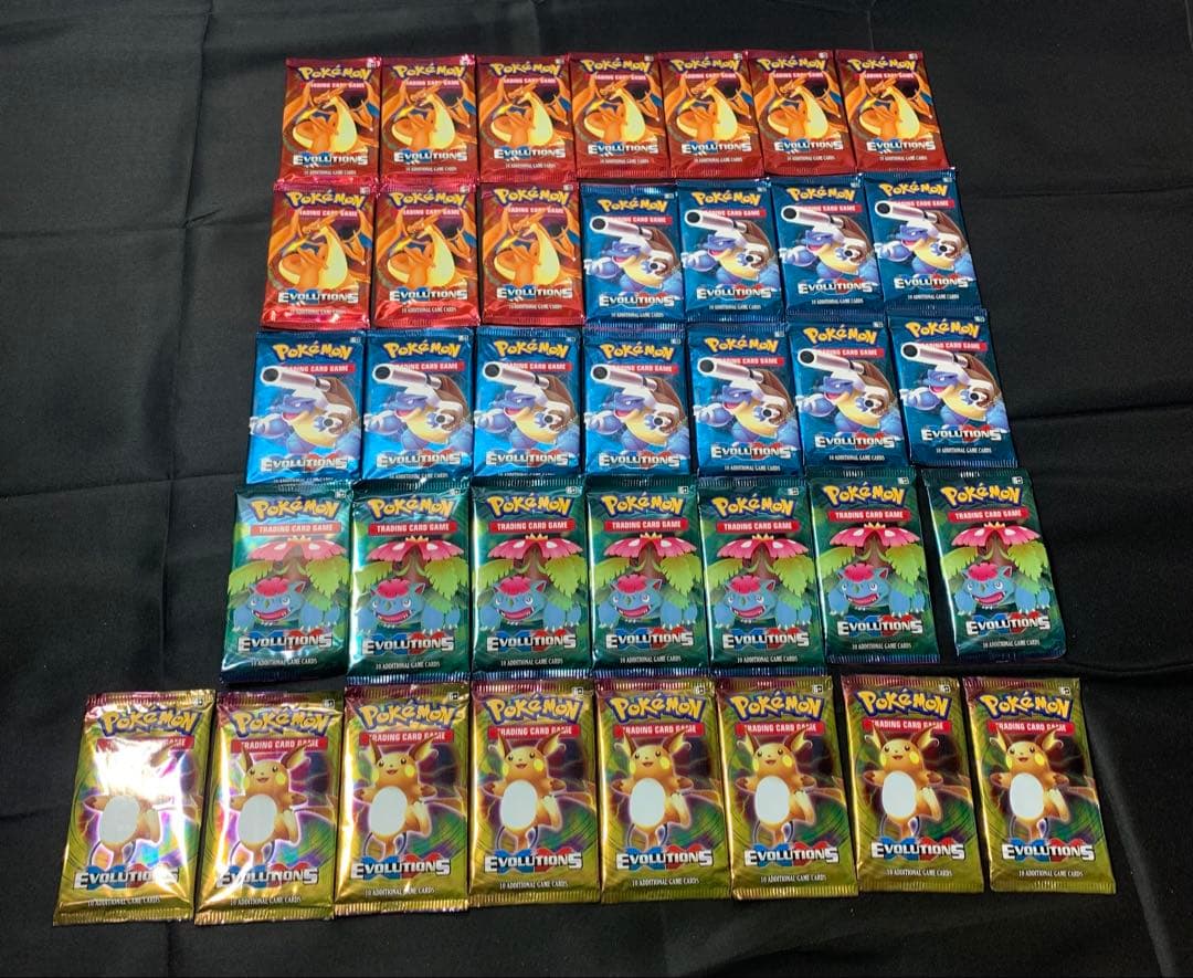ポケモンカード　evolutions 未開封パック　36パック　まとめ売り