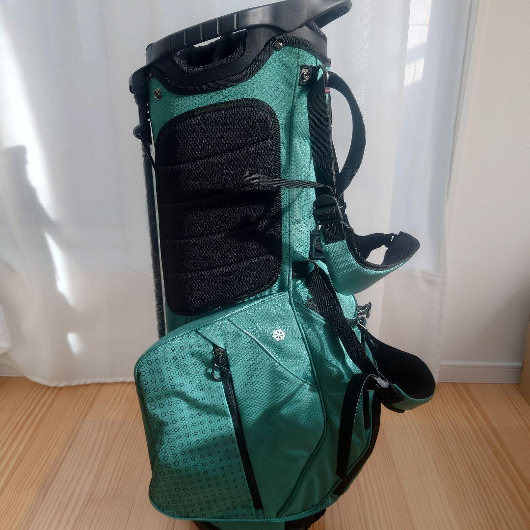 BOYEASKULLEAPグリーン ウルトラライトキャディバッグ 14分割