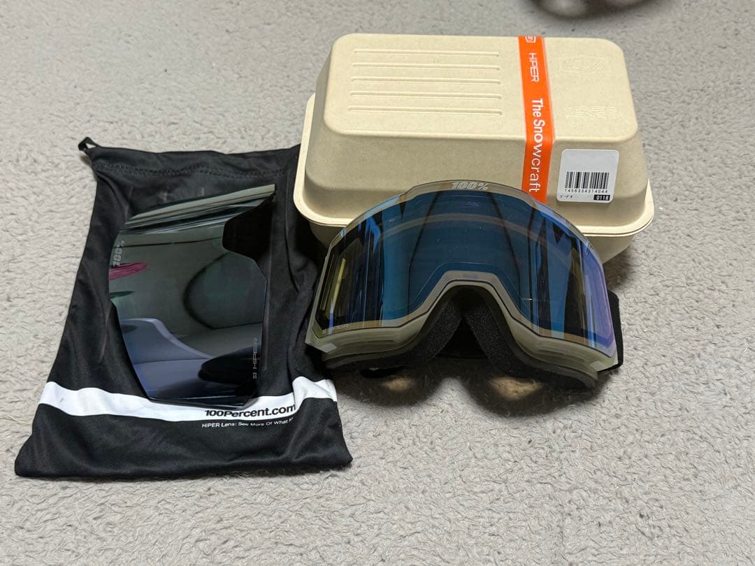 100% The craft ゴーグル シルバー