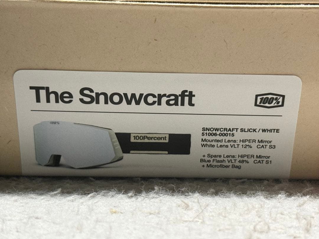 100% The craft ゴーグル シルバー