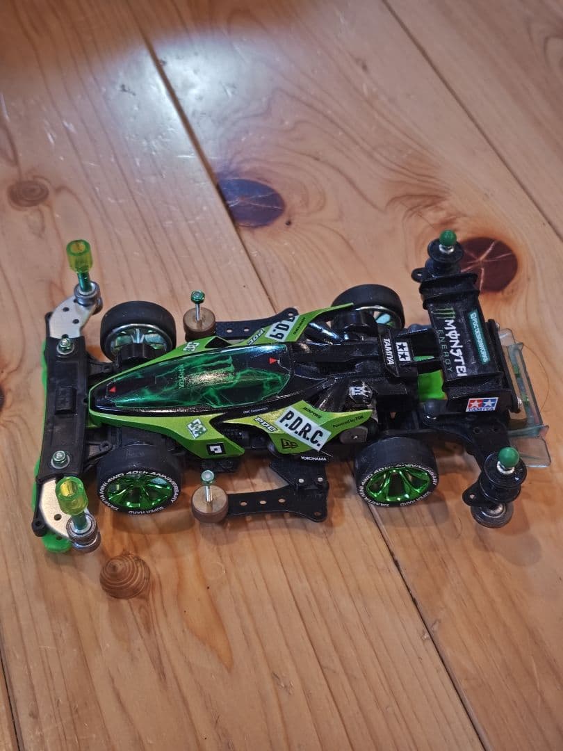 ★最終値下げミニ四駆完成品　レイスピアー　B-MAX仕様MONSTER　カスタム