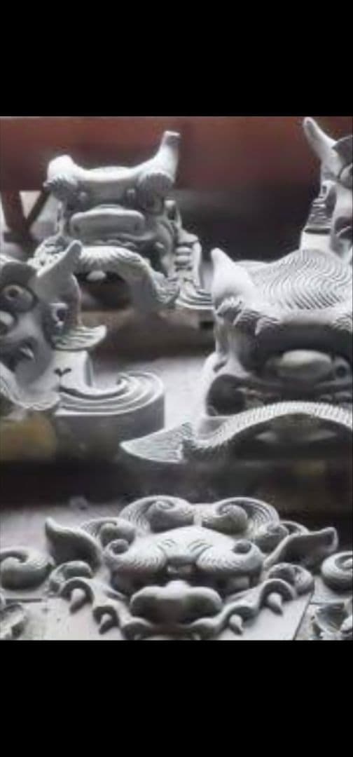 鬼瓦、シャチホコ、新品未使用