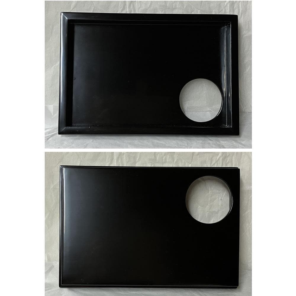 F1397 輪島塗 茶箱 茶筅筒 付 静峰作 共箱 利休茶箱 野点 茶道具