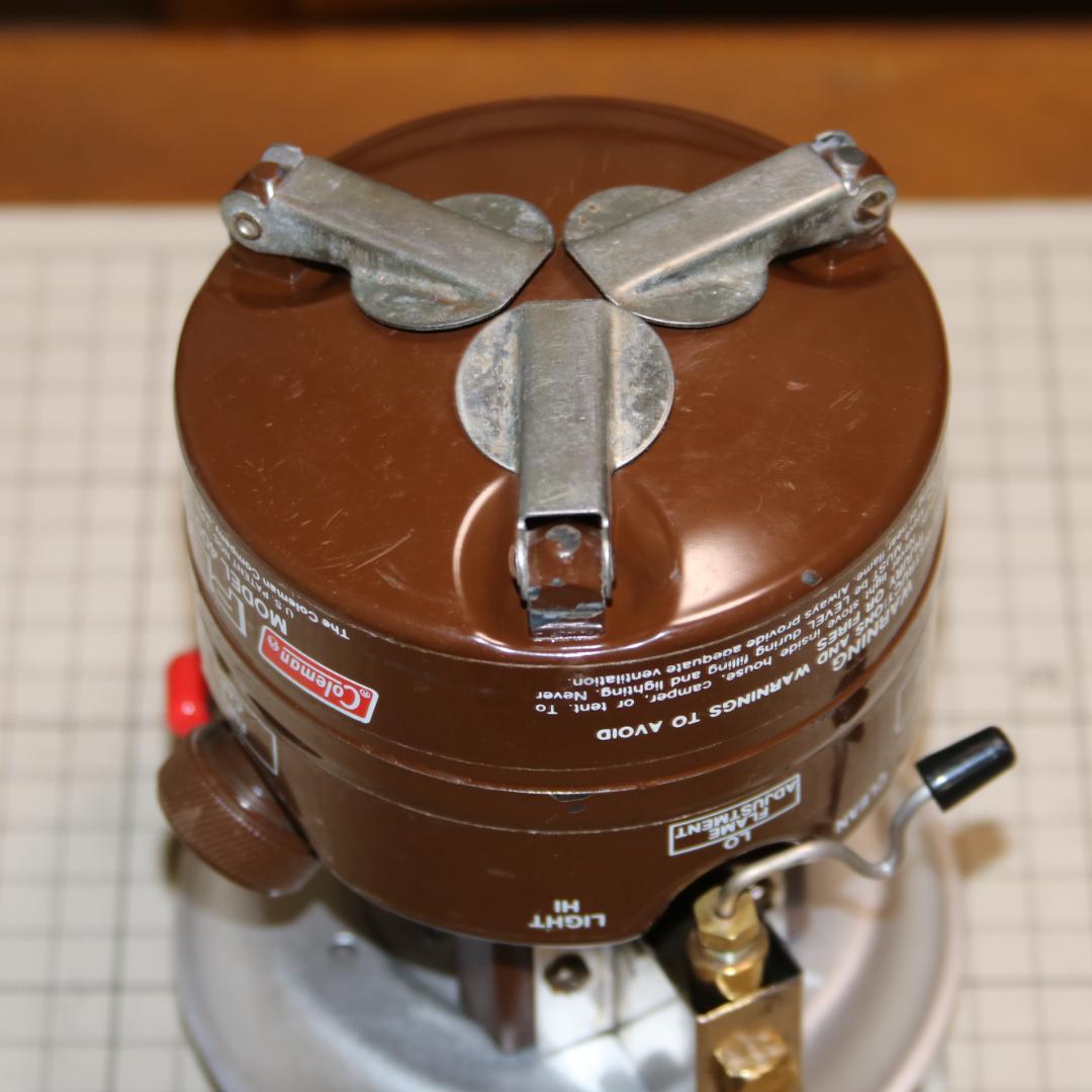 美品　希少　ヴィンテージ　コールマン 400 茶ピーク１　No.42