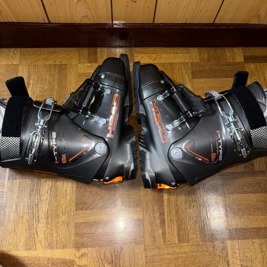 HEADスキーブーツ 男性用 ブラック/オレンジ