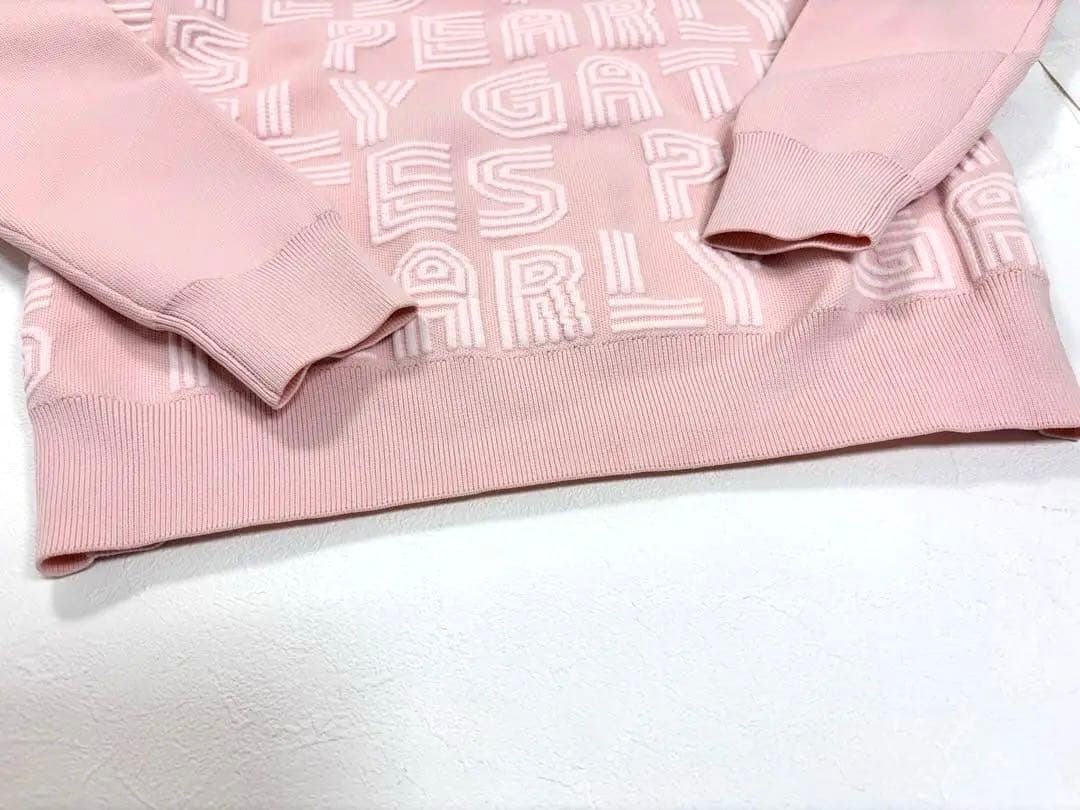【美品】パーリーゲイツ セットアップ ニット スカート ピンク ロゴ 0 S