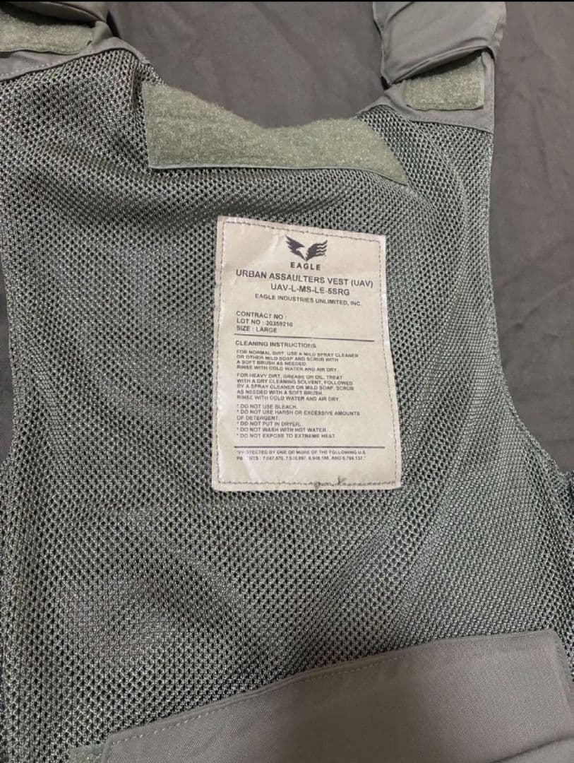 Eagle　uav Lサイズ　LE装備 レンジャーグリーン　us marshal