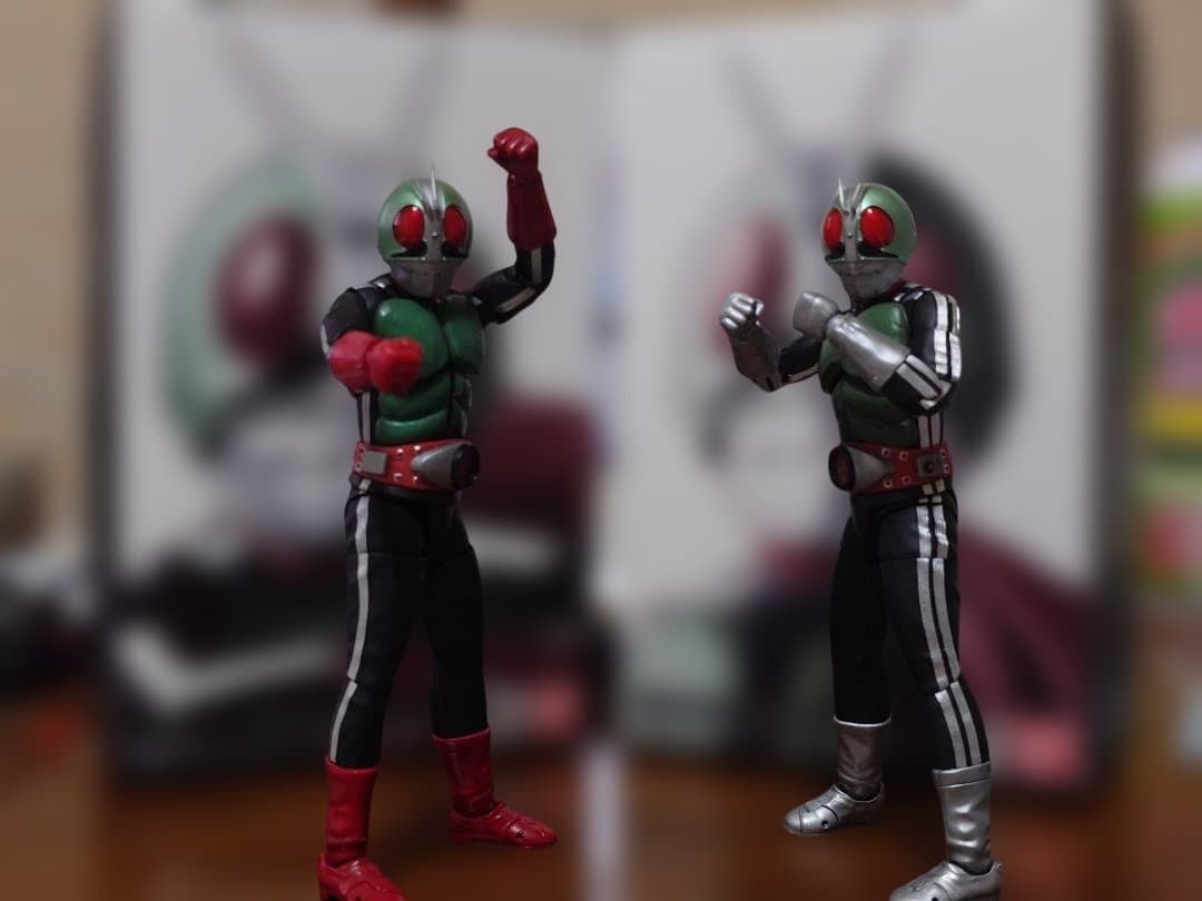 真骨彫　仮面ライダー新1号＆新2号
