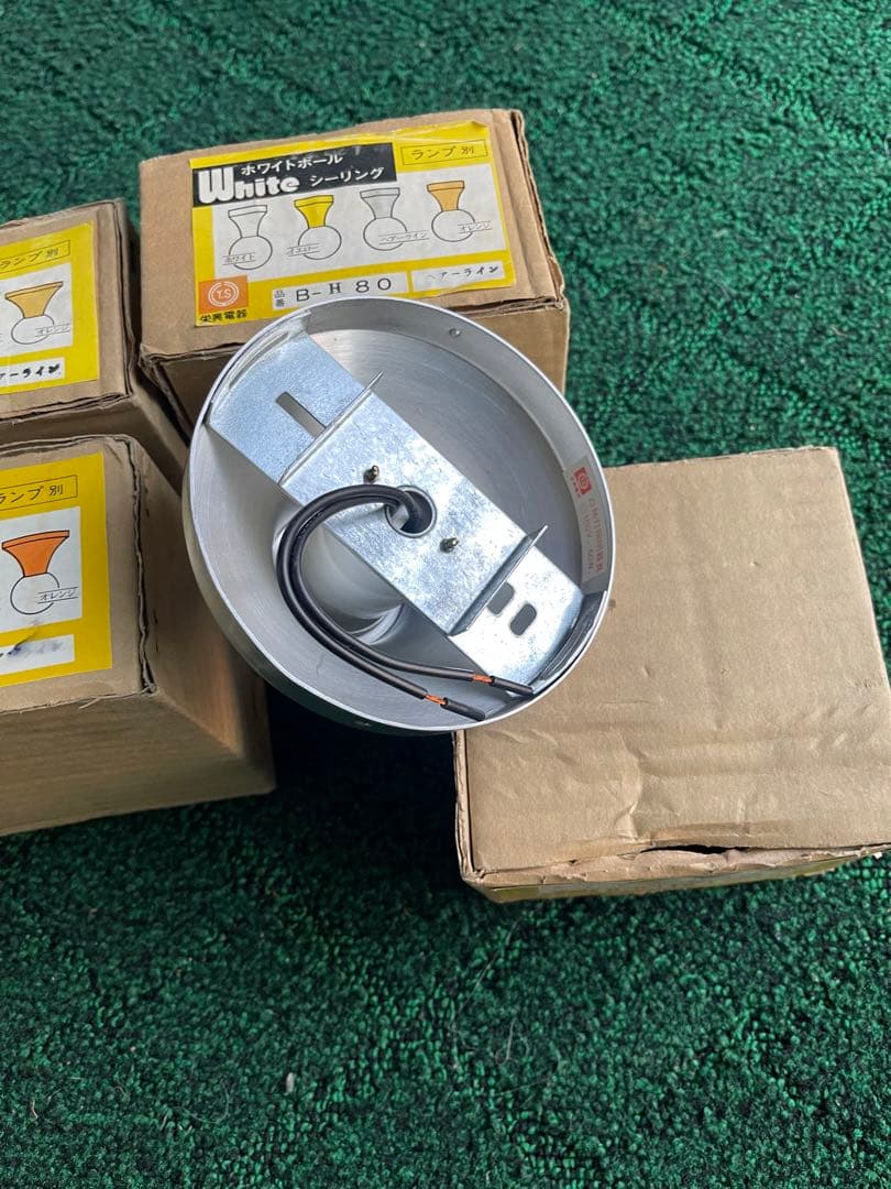 未使用品！ホワイトボールシーリング照明器具 6個