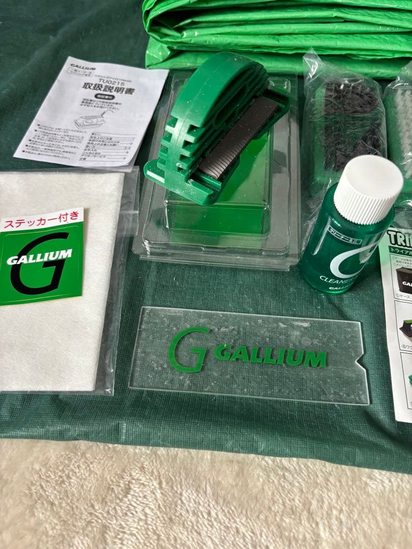 ガリウム　トライアルワクシングセット　ホットワックス　アイロン➕シャープナー