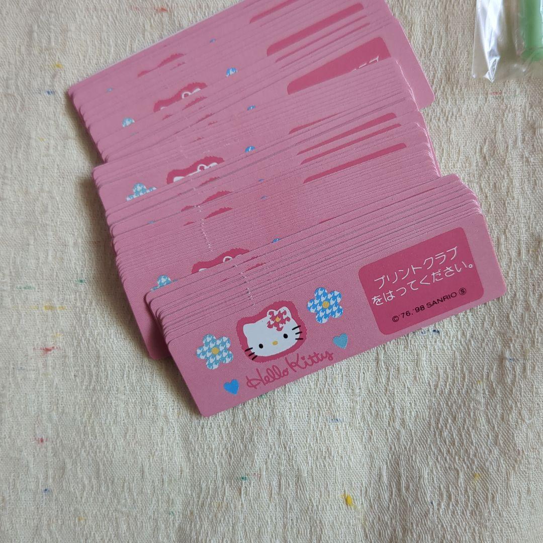 キティちゃんグッズセット　ガムホルダー＆メモ　ペン　ミニレター　レア　1998年