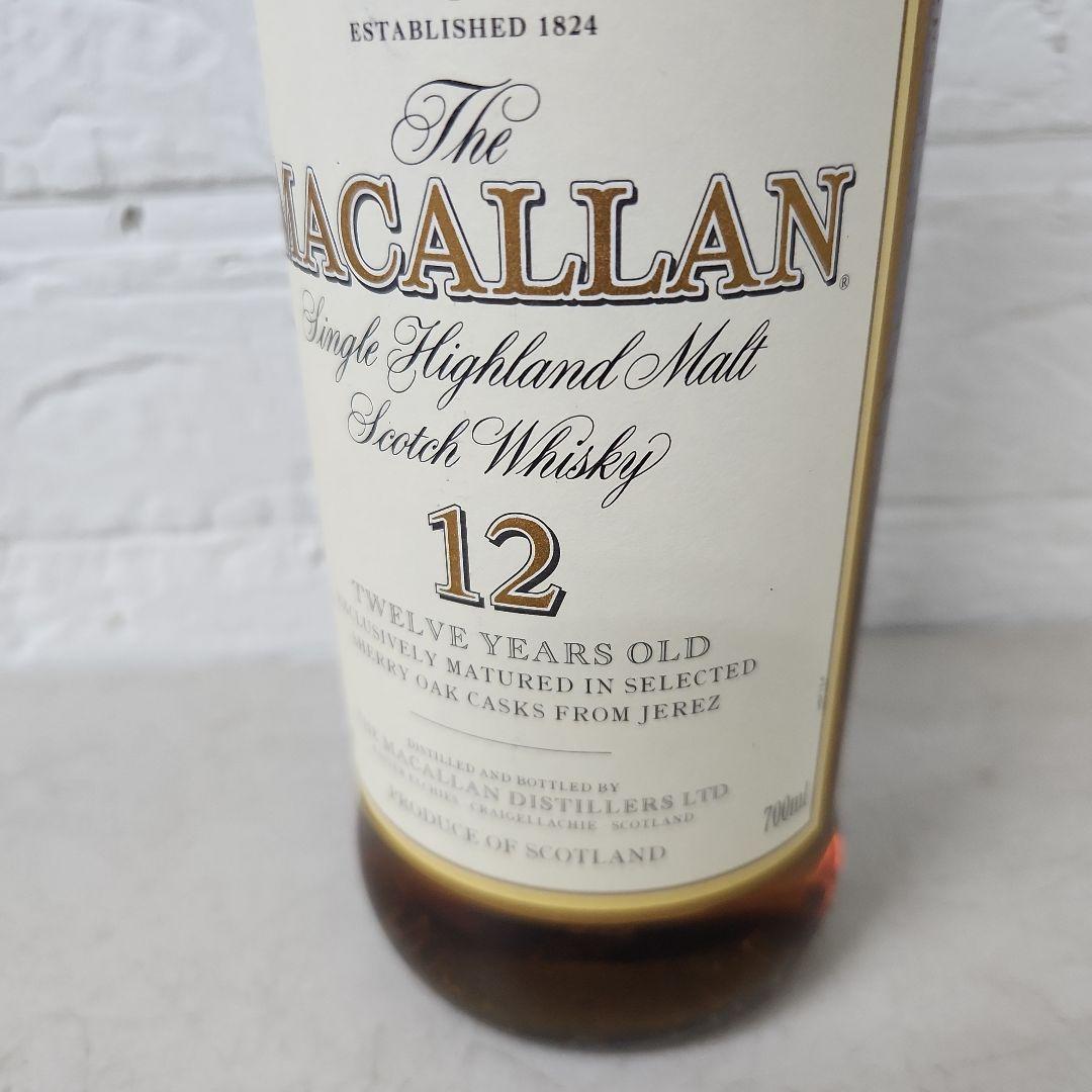 H*i様 マッカラン 12年 シェリーオーク シングルモルトウイスキー 700m