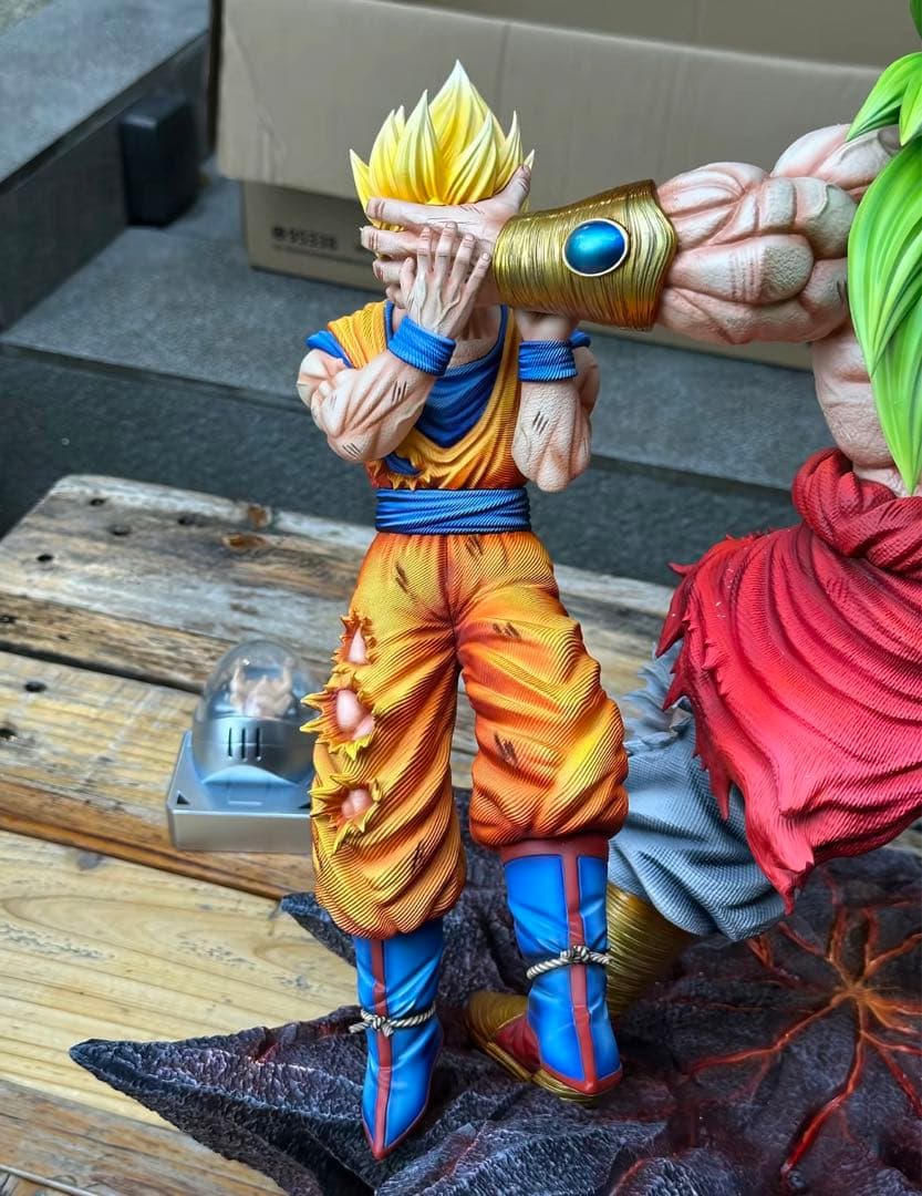 ドラゴンボール 孫悟空 ブロリー ベジータ フィギュア ガレージキット