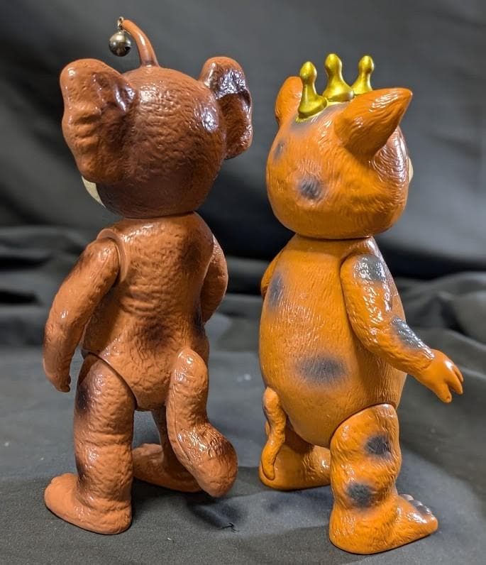 ブースカ＆チャメゴン（イヌクマ）ソフビフィギュア２体セット