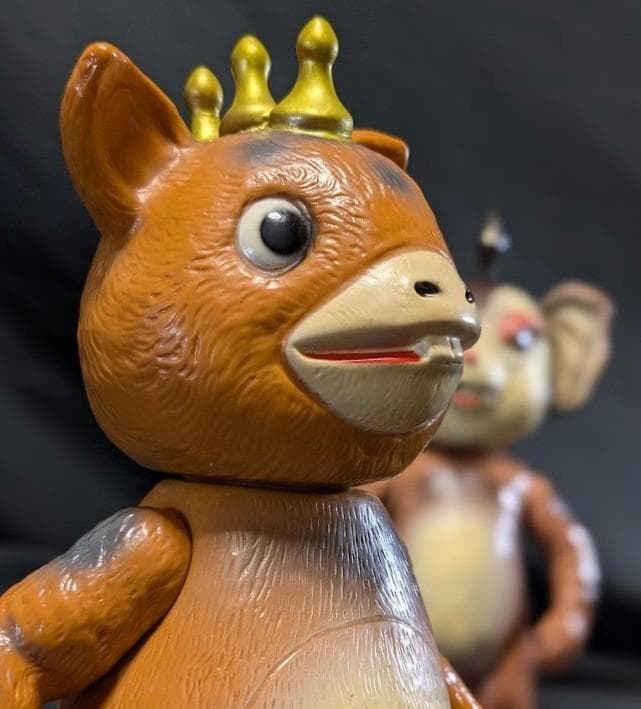 ブースカ＆チャメゴン（イヌクマ）ソフビフィギュア２体セット