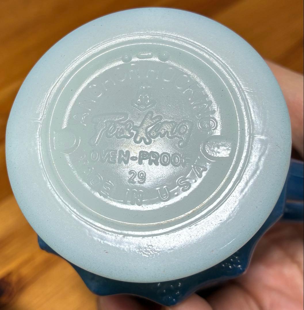 Fire King マグカップ ブルー 3個