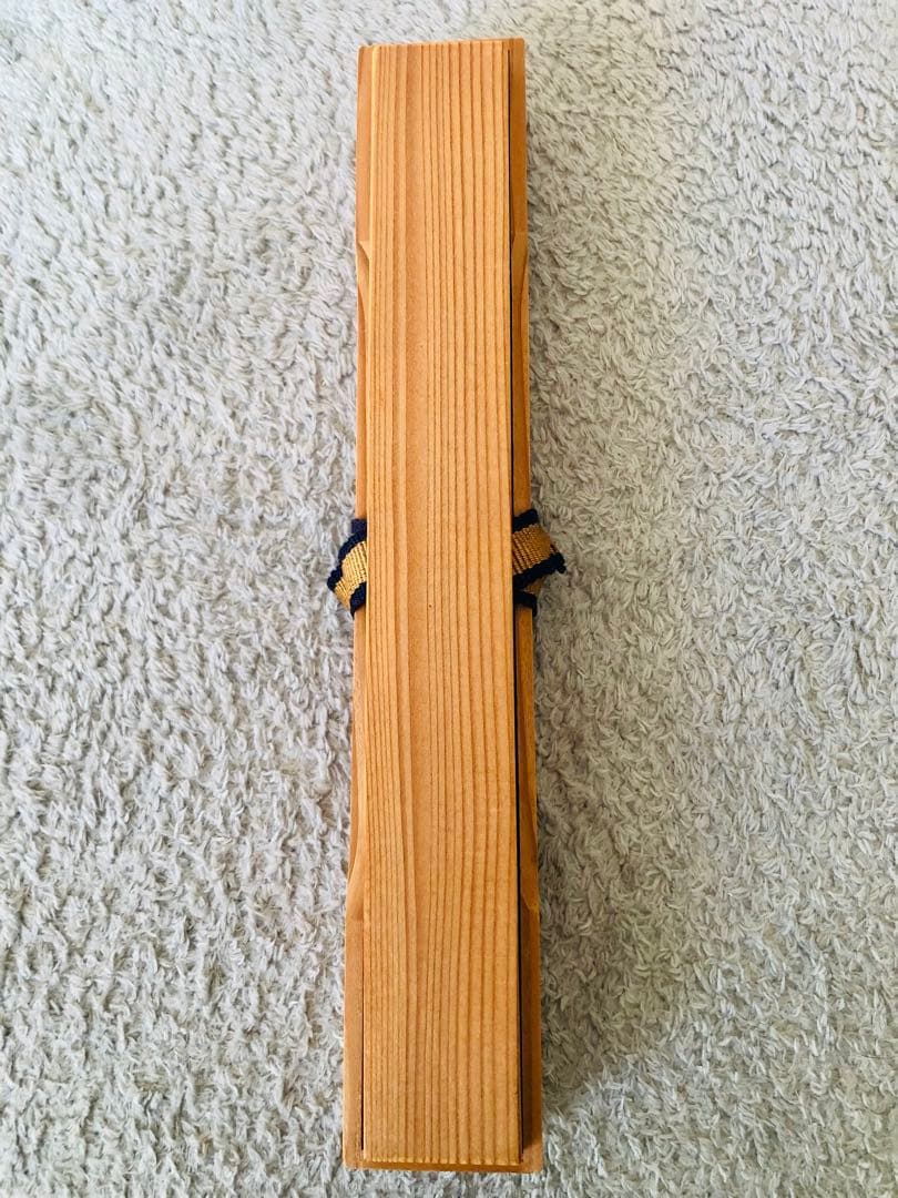 茶杓 茶道具 飛騨 一位木 松喜斉作 共箱 桐箱入り 銘木 新品