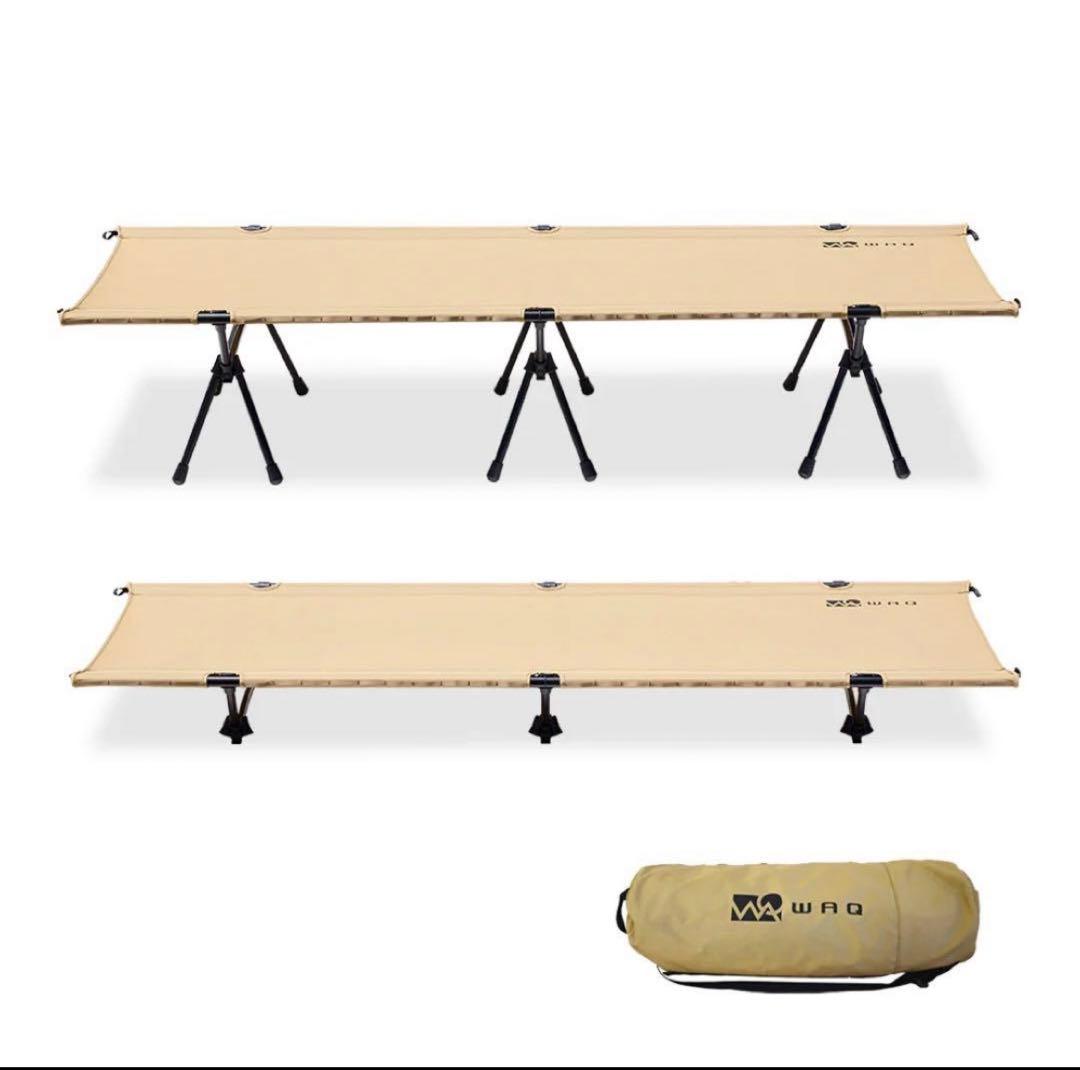 WAQ 2WAY フォールディングコット⚫︎タン