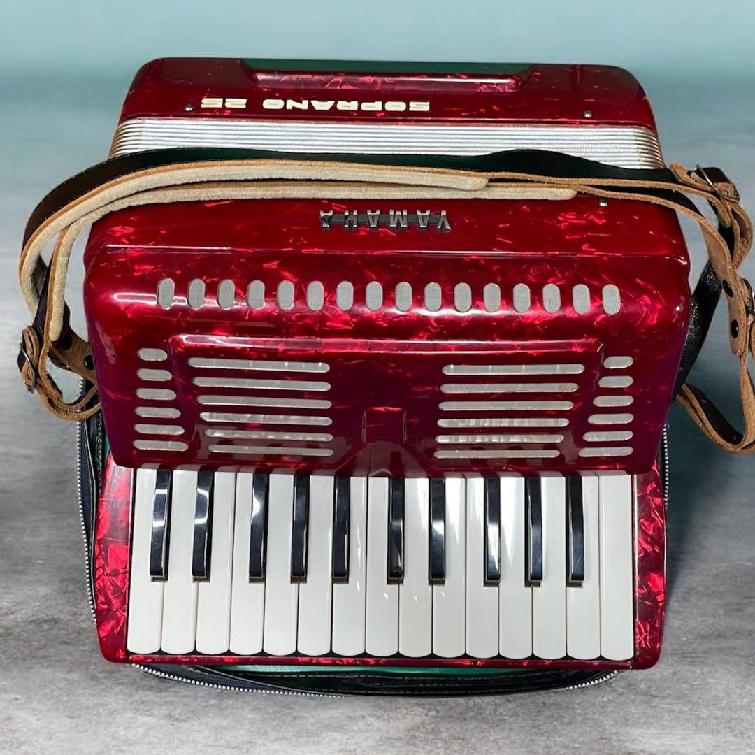 YAMAHA SOPRANO 25 アコーディオン ソフトケース付