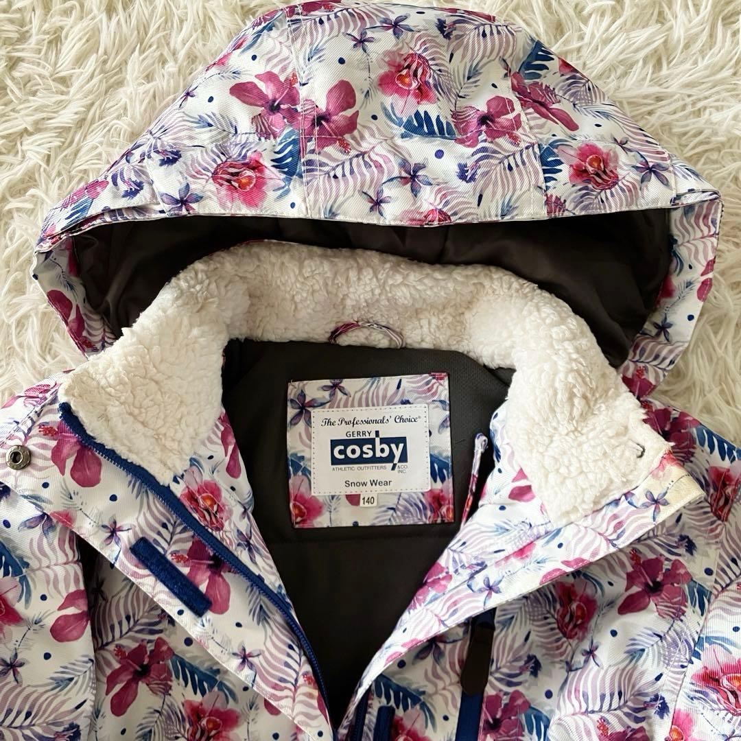 #14B✨COSBY×ROXY✨スキー スノボ ウェア 上下セット140 キッズ