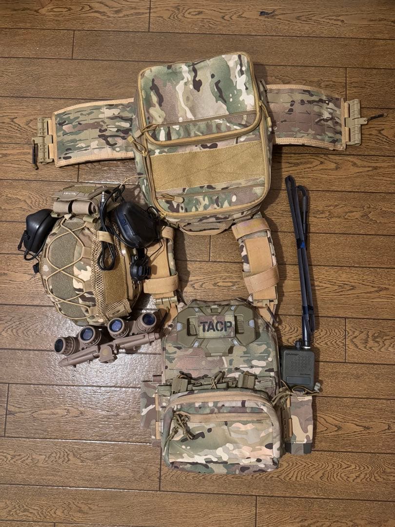 マルチカムプレートキャリア マルチカムヘルメットセット