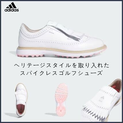 adidas ヘリテージ スパイクレス ゴルフシューズ