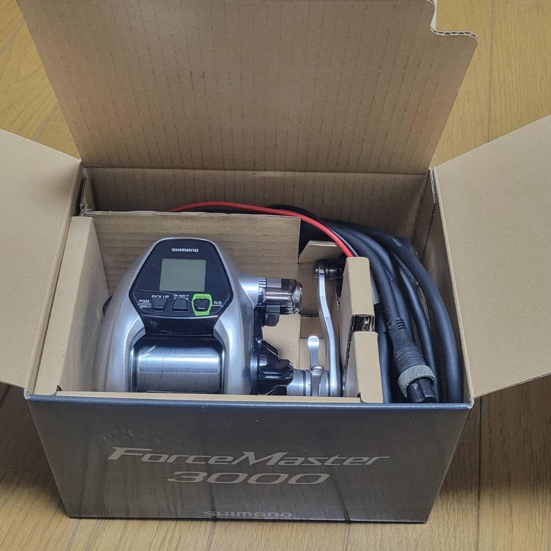 シマノ フォースマスター3000　電動リール　使用4回　美品　ムテキモーター
