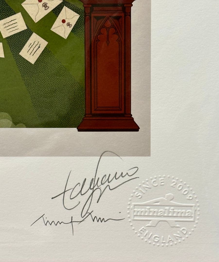 【世界500枚限定】ハリーポッター　限定アートプリント　ミナリマ