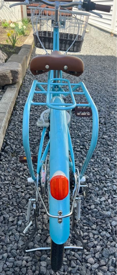 自転車22インチ　女の子自転車　水色