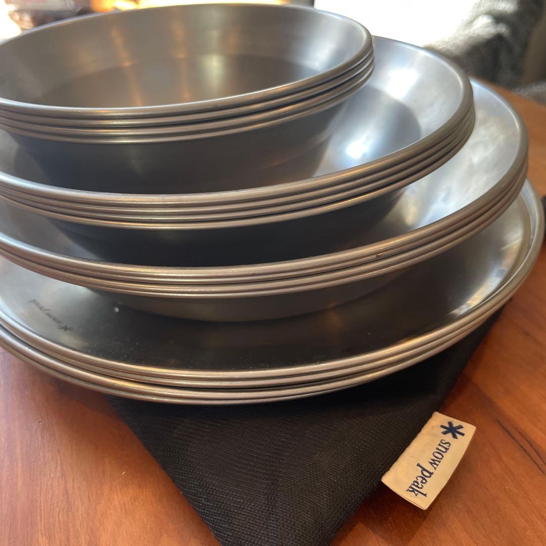 スノーピーク　お皿ファミリーセット4人分