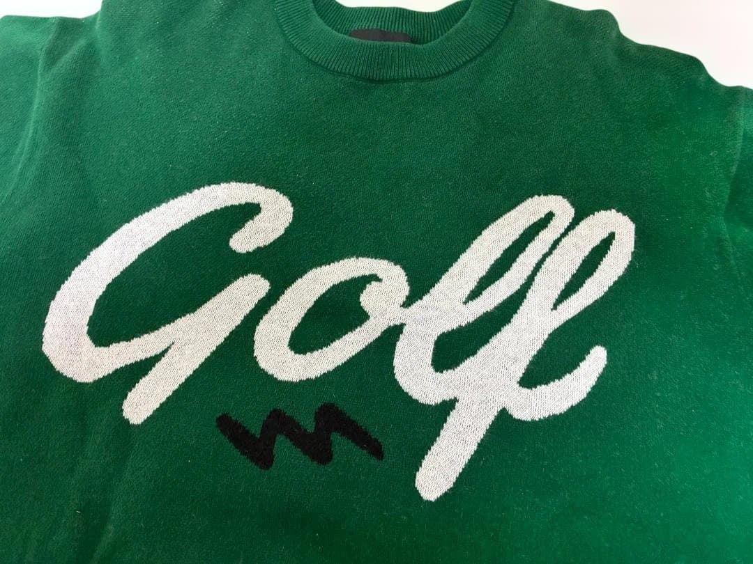 BEAMS GOLF ELECTRIC 長袖クルーネックセーター