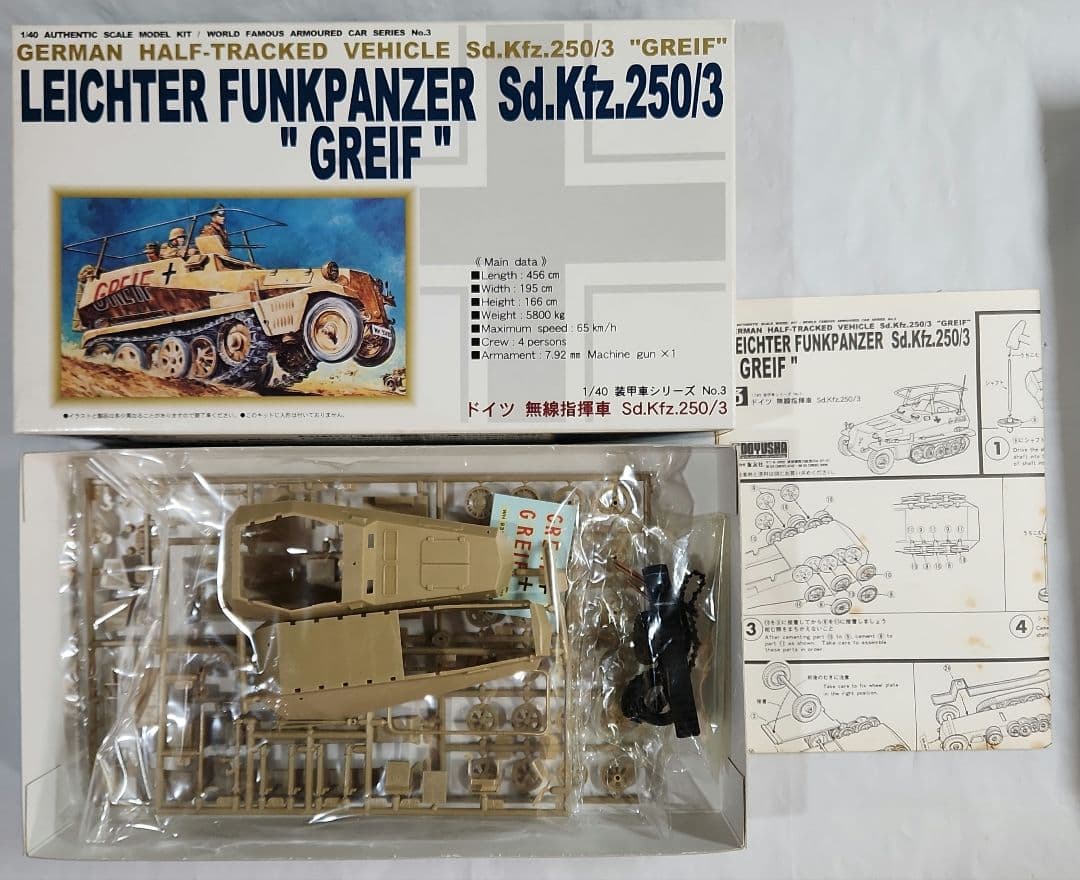 1/40 童友社「ドイツ装甲車シリーズ」4種セット