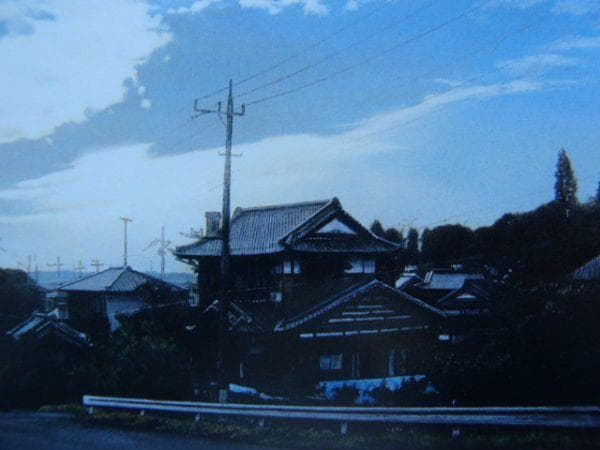 大畑 稔浩 【霞ヶ浦遠望】 希少画集画、状態良好、新品高級額装付