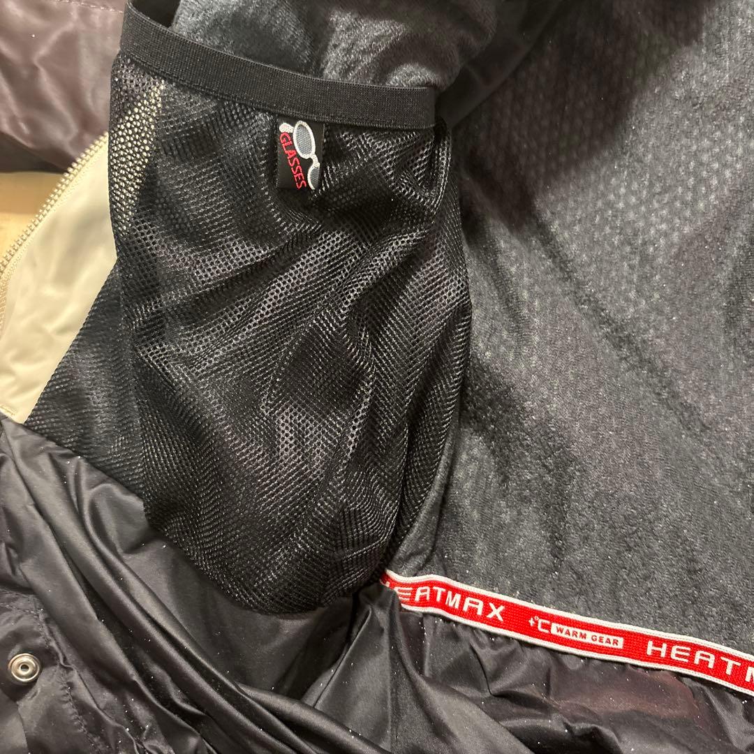 美品 ellesse スキー スノボー 上下セット Sサイズ ブラウン×白系