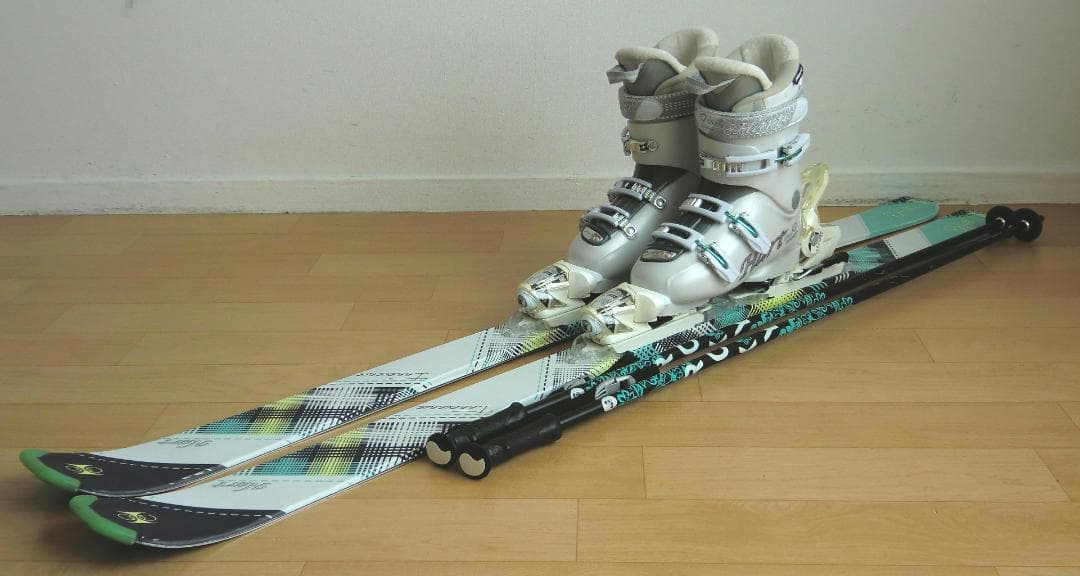 ■■送料無料■Hart■女性用スキーフルセット■板150靴25.5■WAX済■■