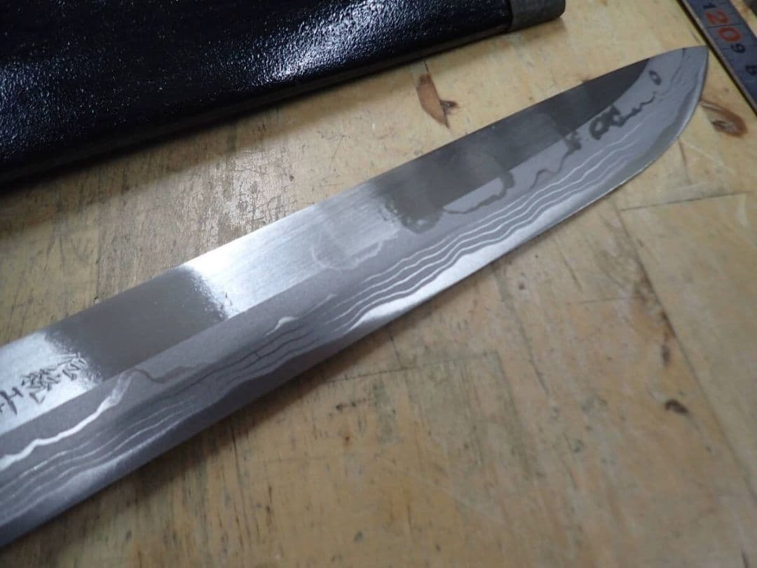 佐治武士作　影法師300 300mm 剣鉈 和式ナイフ シースナイフ 伝統工芸士