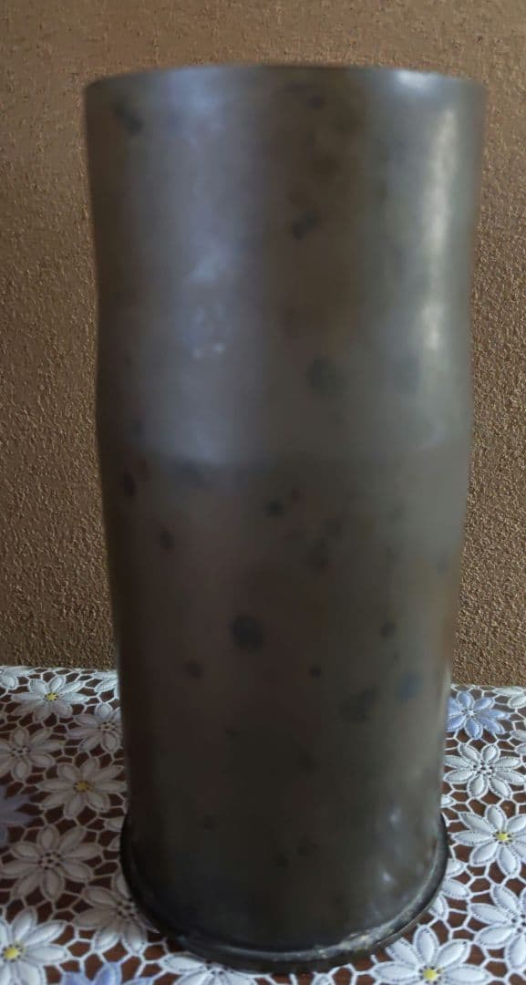 旧日本軍　九二式歩兵砲砲弾薬莢　火薬なし安全