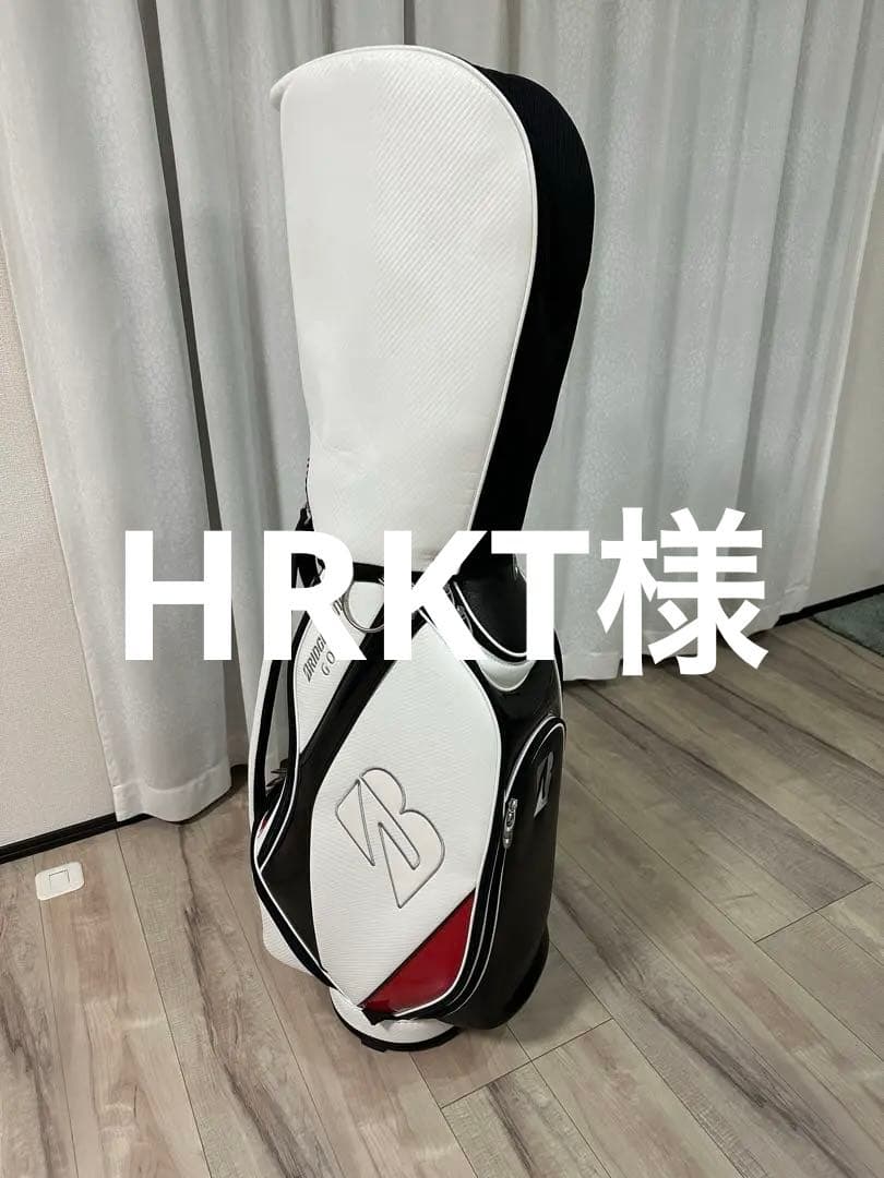 ★ブリジストン★キャディバック★白黒合皮★美品