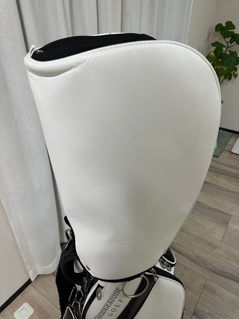 ★ブリジストン★キャディバック★白黒合皮★美品
