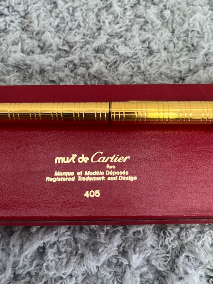 Cartier カルティエ トリニティ 万年筆 ゴールド ペン先18K レア