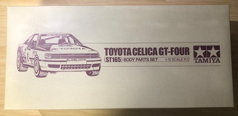 タミヤ　ラジコン　トヨタ セリカ GT-Four (ST165)　塗装済みボディ