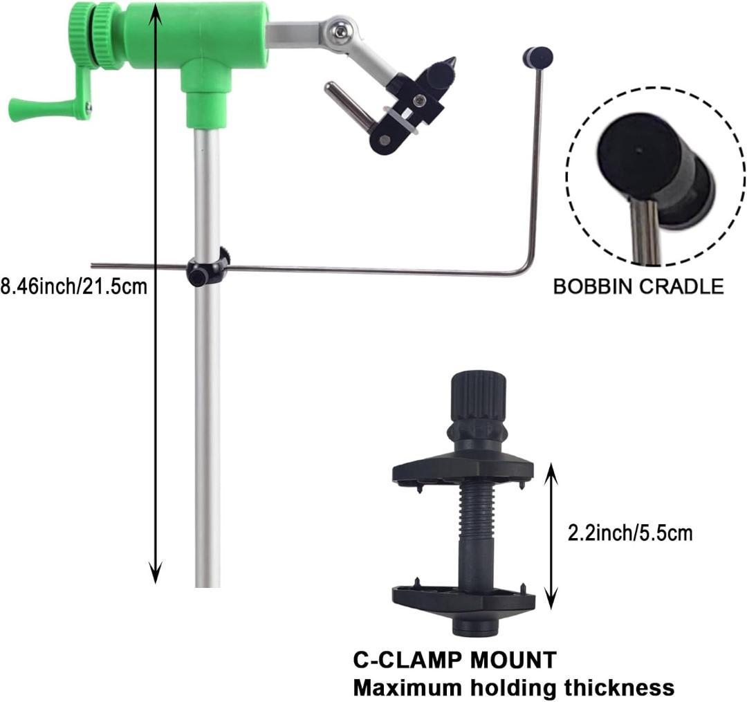 ★新品NEW！★水平ロータリーバイス★360°ベアリング回転★ボビンクレードル付