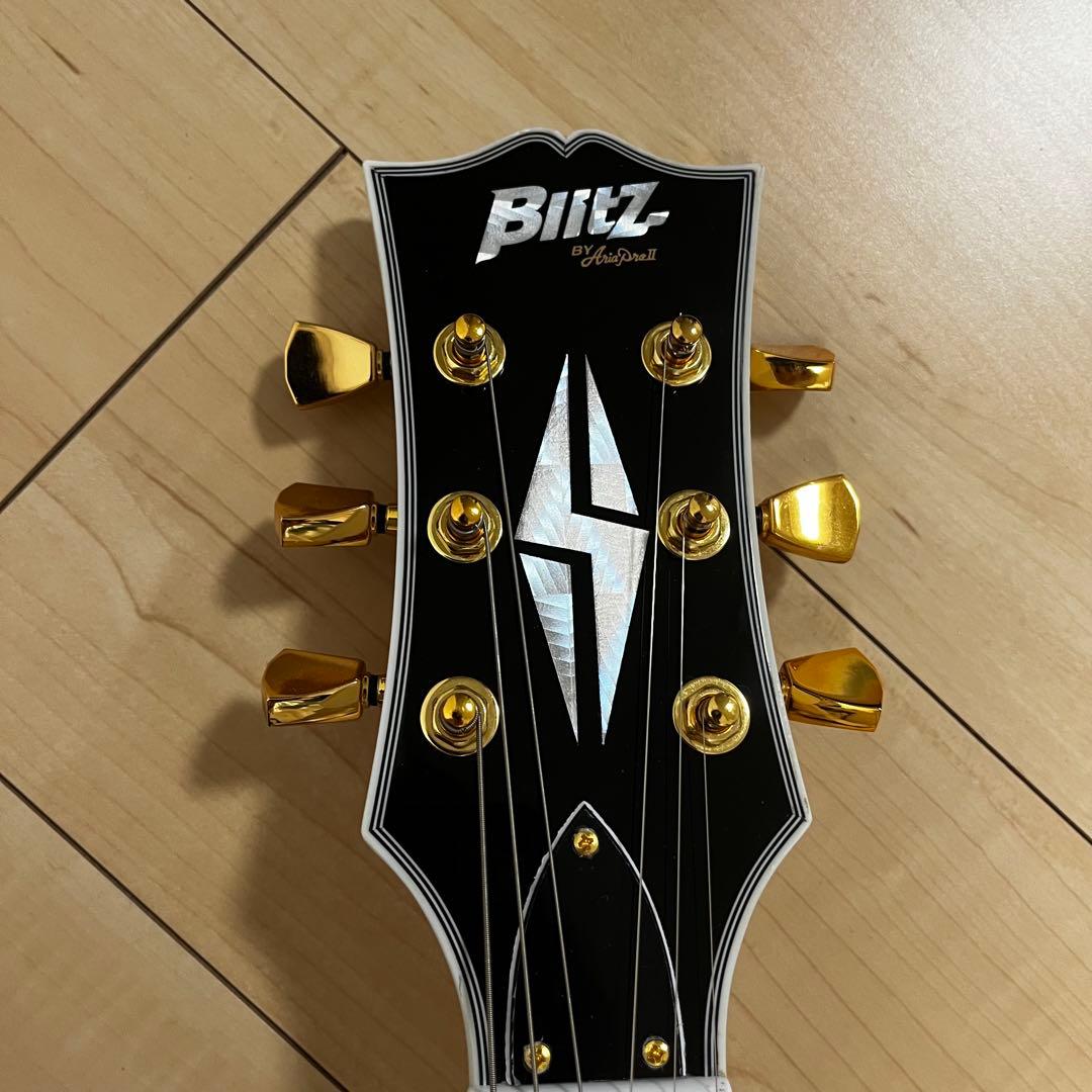 blitz by Ariapro2レスポールカスタム BLP-CST ホワイト
