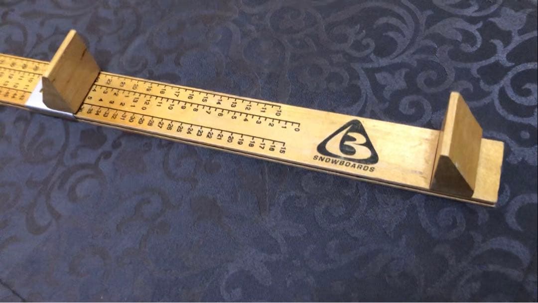 激レア 90s BURTON ブーツサイズ・サイジングガイド スライド式