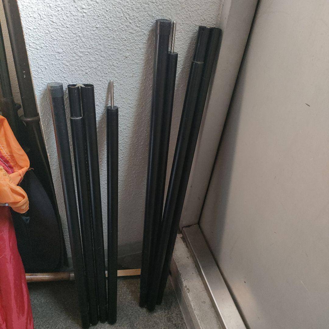 スノーピーク　スチール　タープポール　２本