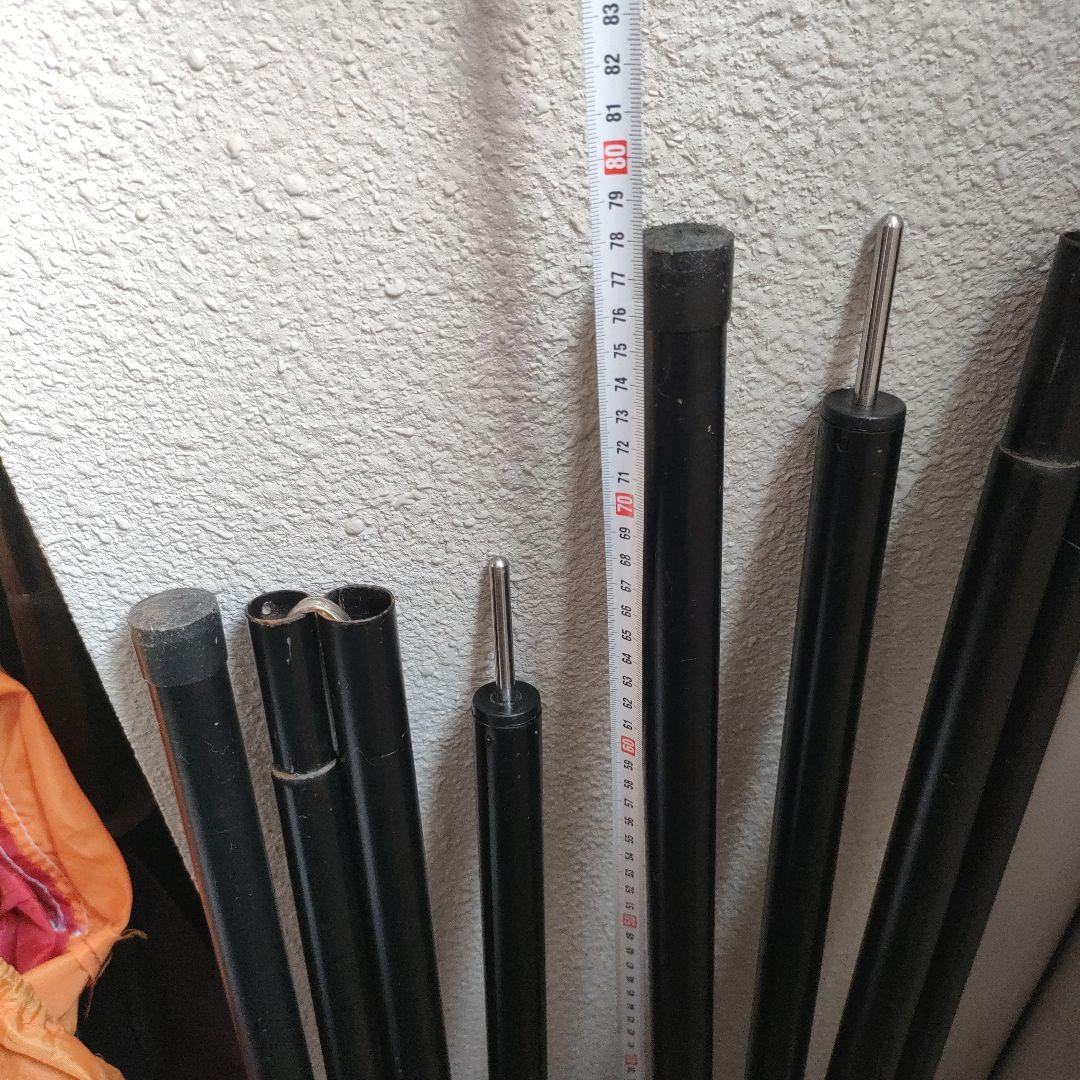 スノーピーク　スチール　タープポール　２本