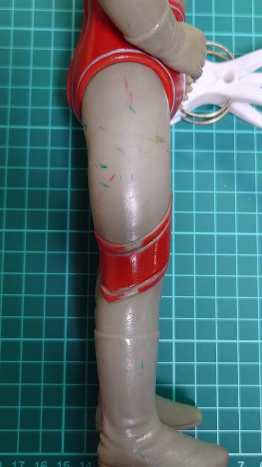 帰ってきたウルトラマン ソフビ ブルマァク 刻印あり（約29cm）