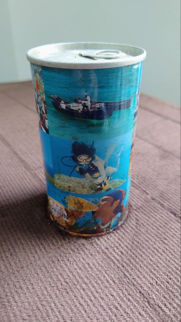 オリオンビール：超アンティーク缶（中味入っています／古い商品２点）