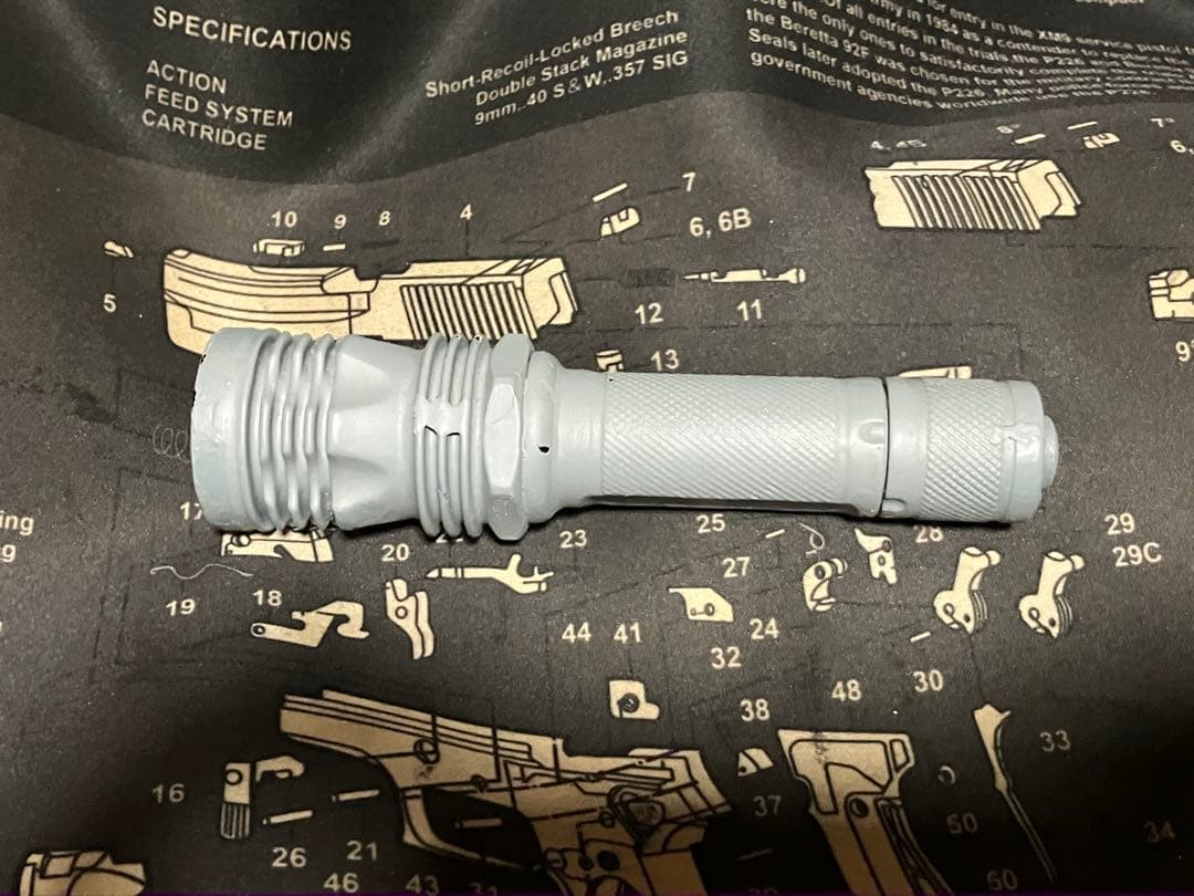 絶版品SUREFIRE 旧KL3+6P オリジナル塗膜